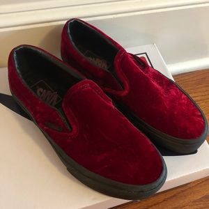Red Velvet Vans